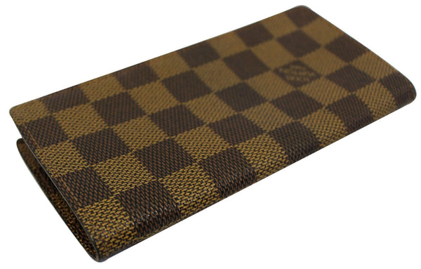 LOUIS VUITTON Damier Ebene Etui Lunettes Simple Glasses Case