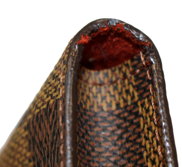 LOUIS VUITTON Damier Ebene Etui Lunettes Simple Glasses Case