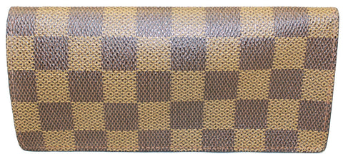 LOUIS VUITTON Damier Ebene Etui Lunettes Simple Glasses Case