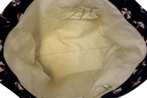 Gucci XL Canvas Umbrella Parasol Print Carry All Purse Tote Bag 286198 