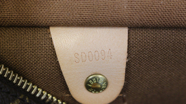 LOUIS VUITTON Monogram Canvas Speedy 25 Satchel Bag