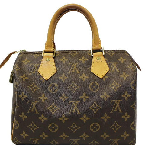 LOUIS VUITTON Monogram Canvas Speedy 25 Satchel Bag