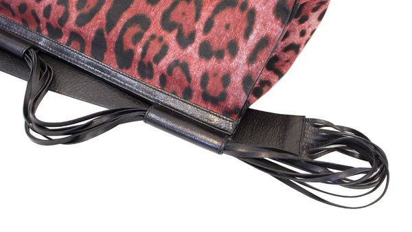 DOLCE & GABBANA Miss Sicily Leopard Print Shoulder Bag