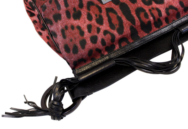 DOLCE & GABBANA Miss Sicily Leopard Print Shoulder Bag