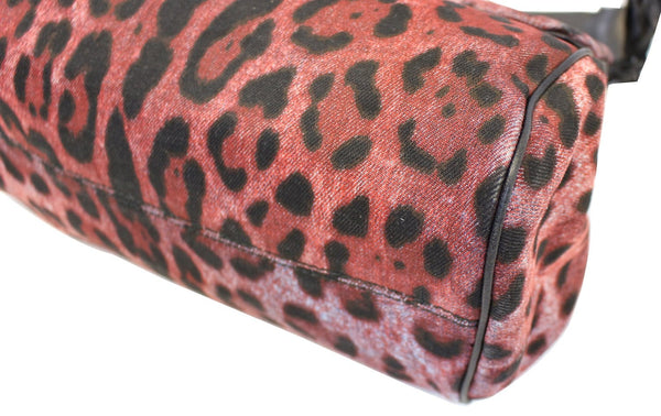 DOLCE & GABBANA Miss Sicily Leopard Print Shoulder Bag