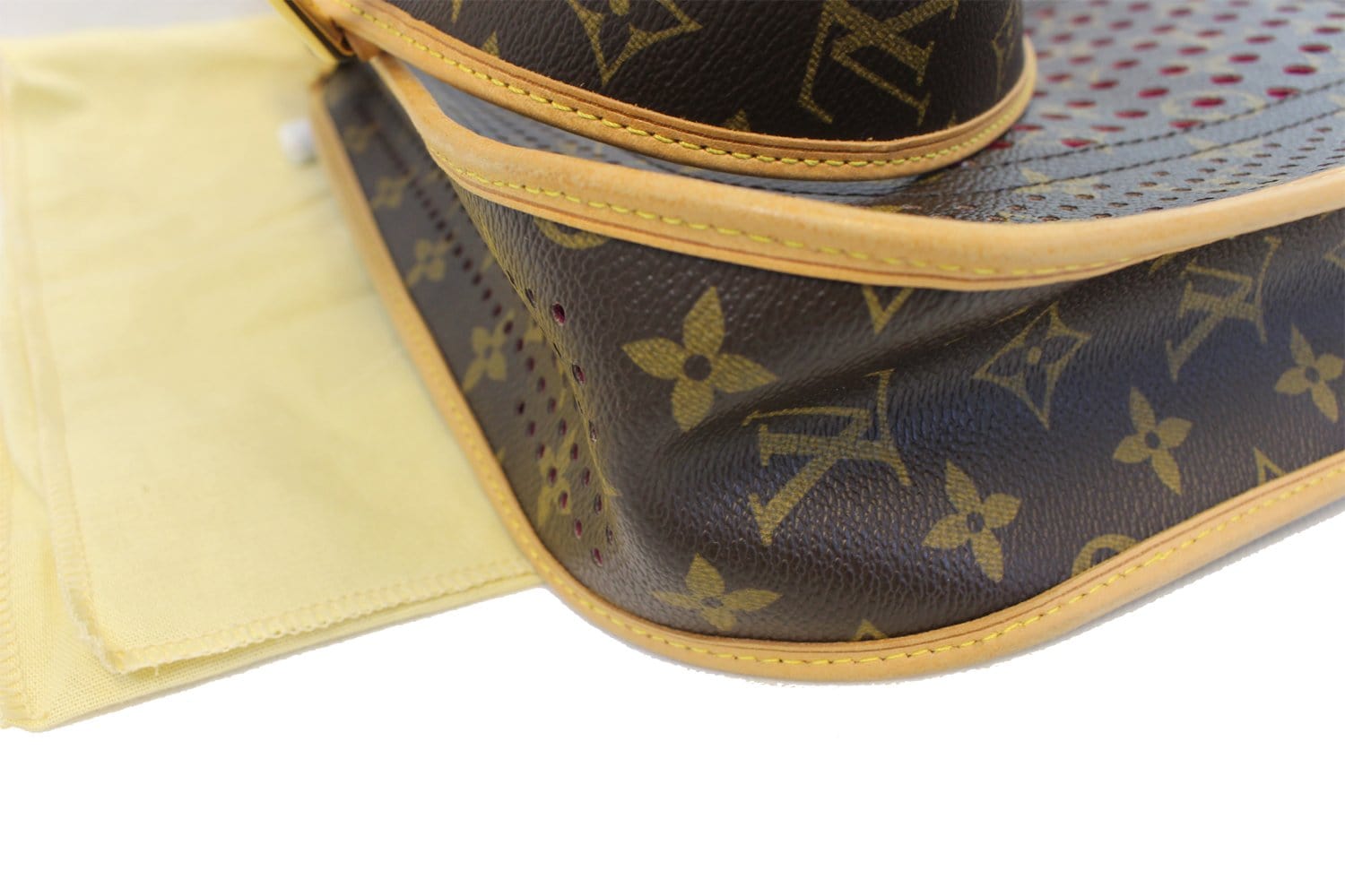 Louis Vuitton, Bags, Louis Vuitton Monogram Perfo Musette Shoulder Bag  Punching Veil Green M9573