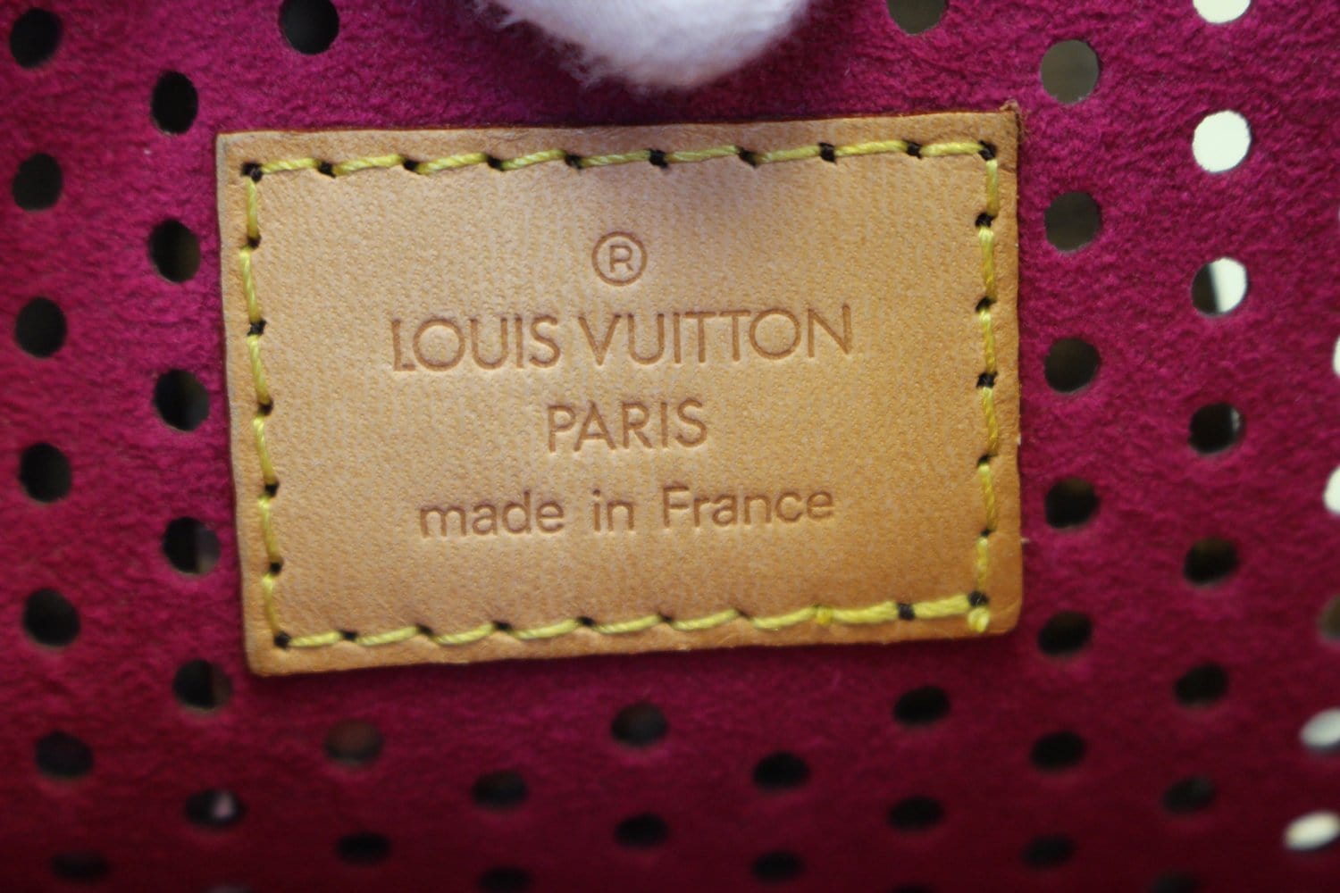 Louis Vuitton Limited Edition Fuchsia Monogram Perforated Speedy
