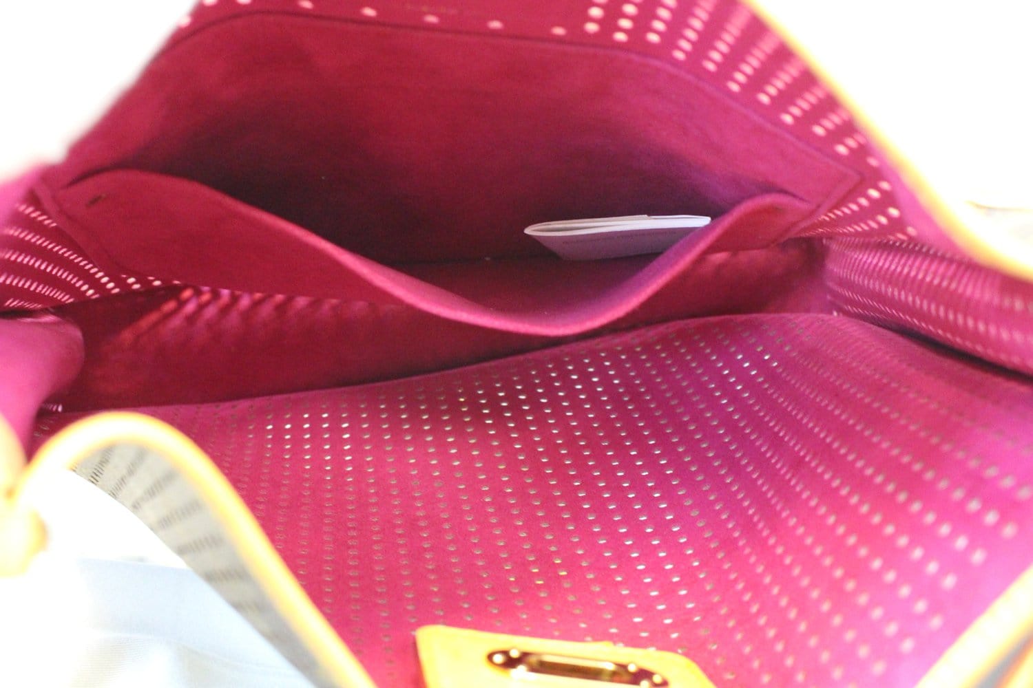 Louis Vuitton Perforated Monoram Musette Fuchsia at Jill's Consignment
