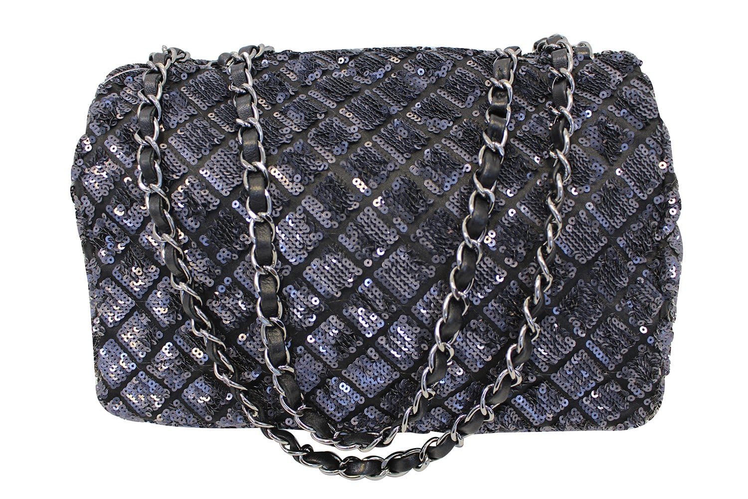 Chanel Black Sequins And Quilted Patent Leather Boy Bag Brushed Ruthenium  Hardware Available For Immediate Sale At Sotheby's