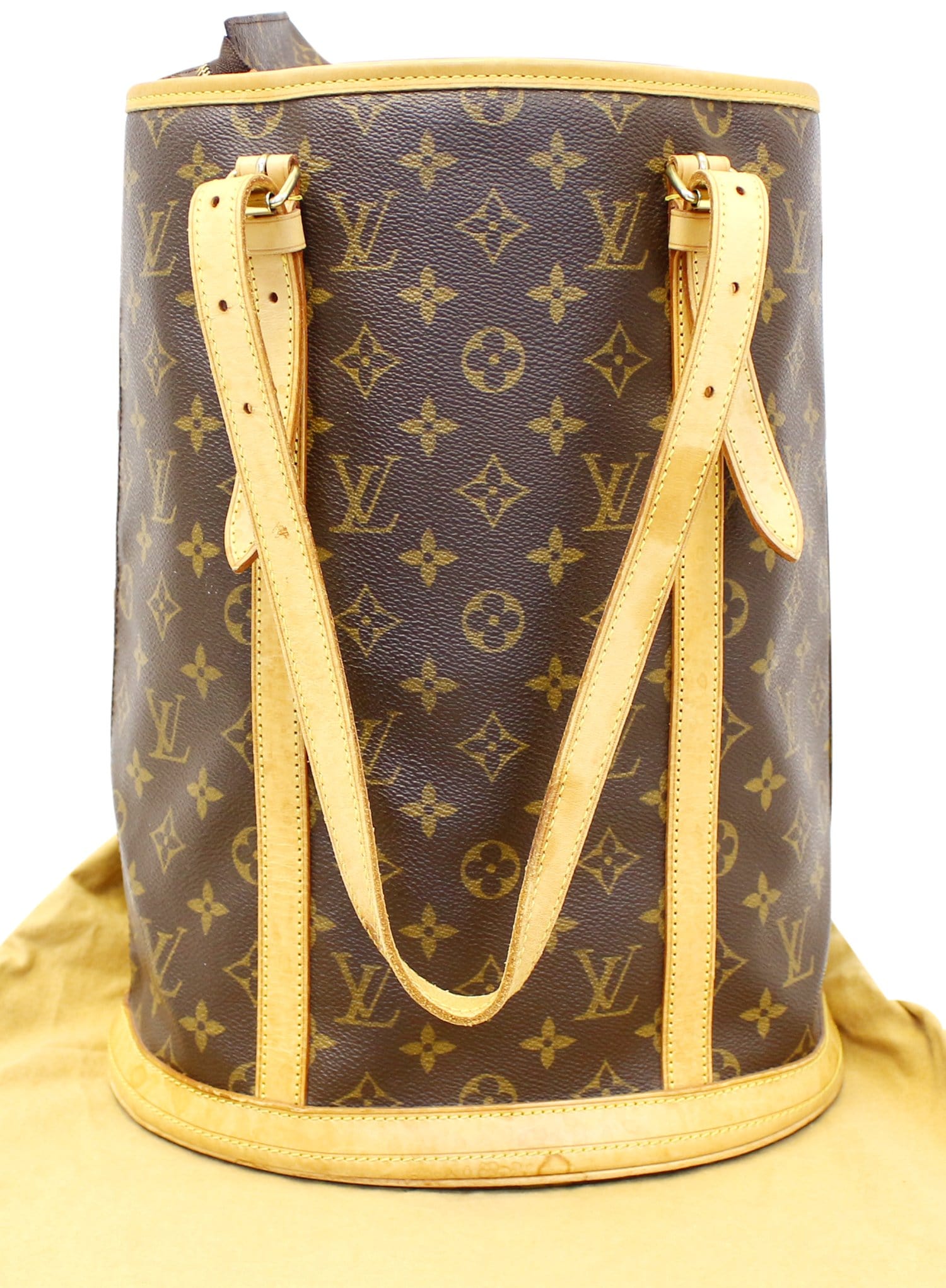Louis Vuitton Bucket Gm Brown Canvas Tote Bag (Pre-Owned)