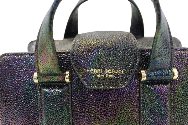 HENRI BENDEL Houston Petrol Mini Satchel Shoulder Bag