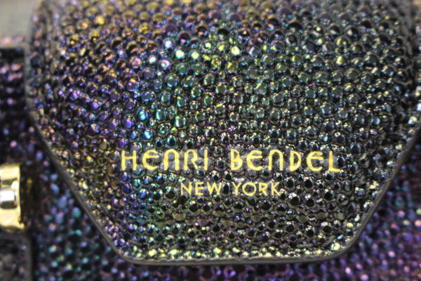 HENRI BENDEL Houston Petrol Mini Satchel Shoulder Bag