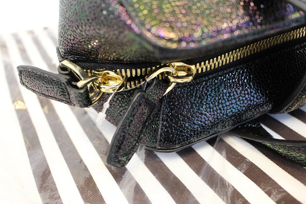 HENRI BENDEL Houston Petrol Mini Satchel Shoulder Bag