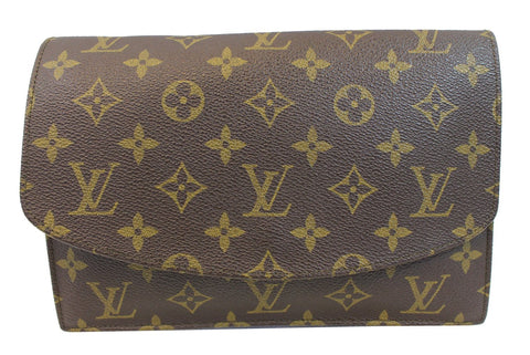 LOUIS VUITTON Monogram Canvas Pochette Rabat Clutch