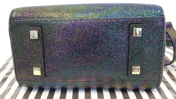 HENRI BENDEL Houston Petrol Mini Satchel Shoulder Bag