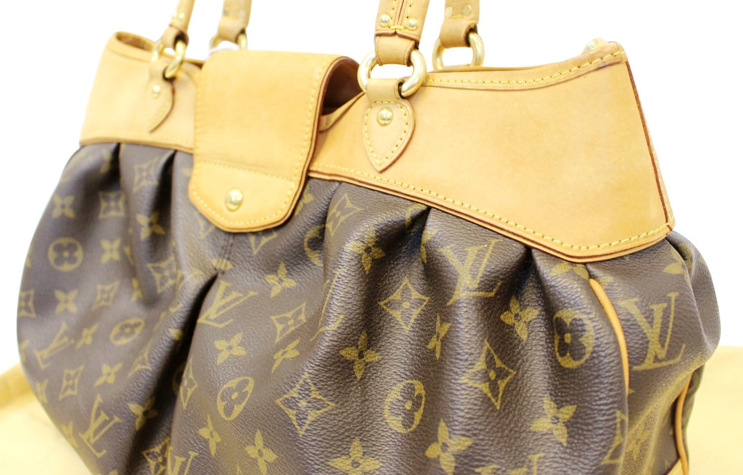 Louis Vuitton Boetie Handbag Monogram Canvas MM Brown 221769286