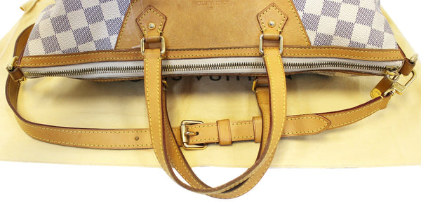 LOUIS VUITTON Damier Azur Siracusa GM Shoulder Handbag