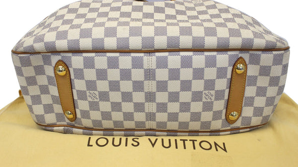 LOUIS VUITTON Damier Azur Siracusa GM Shoulder Handbag