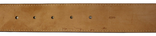LOUIS VUITTON Monogram Canvas LV Initials Belt Brown