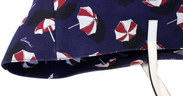 Gucci XL Canvas Umbrella Parasol Print Carry All Purse Tote Bag 286198 