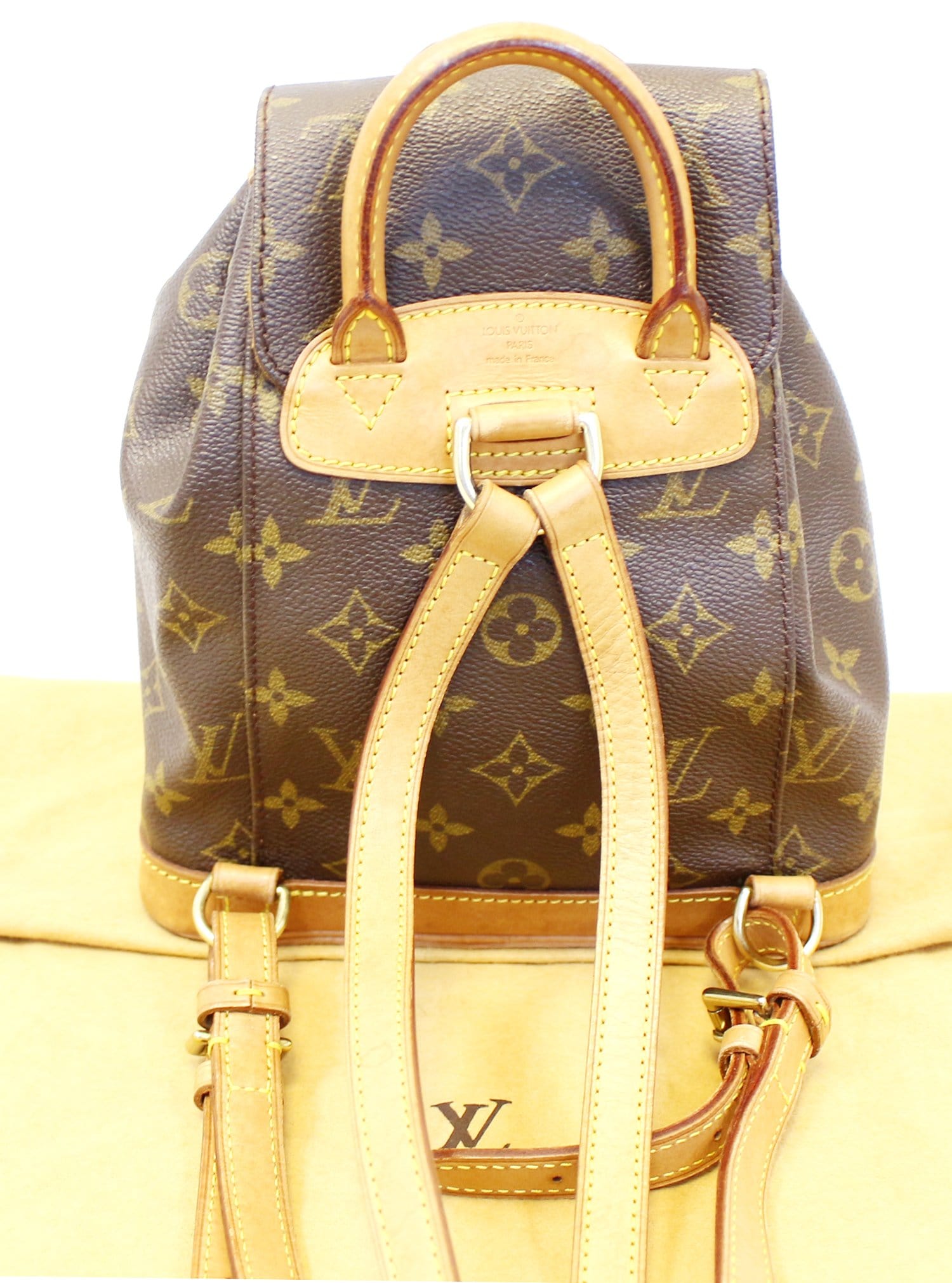 louis vuitton backpack pm replica LOUIS VUITTON Backpack Bag Monogram Montsouris PM