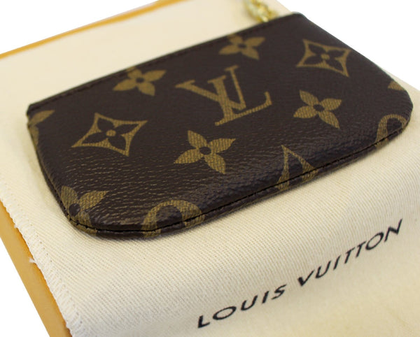 LOUIS VUITTON Monogram Canvas Pochette Key Cles Coin Case