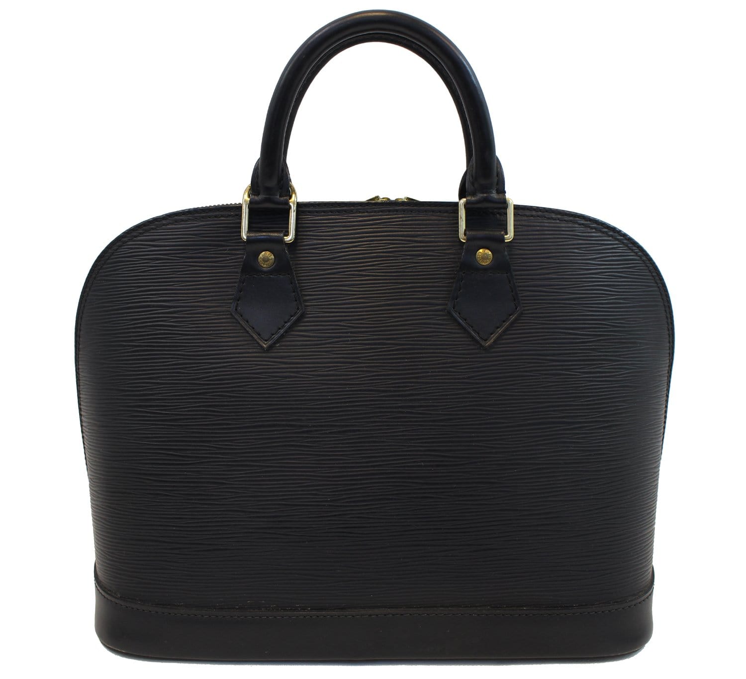 Alma BB bag in black epi leather Louis Vuitton - Second Hand