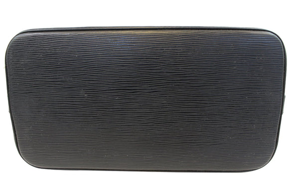 LOUIS VUITTON Used Handbag Black Epi Leather Alma PM