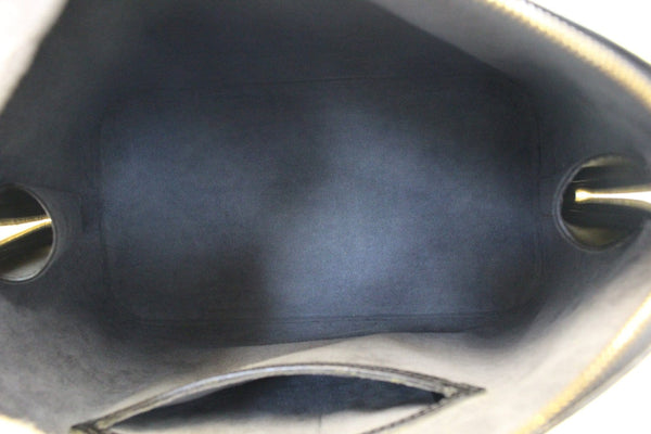 LOUIS VUITTON Used Handbag Black Epi Leather Alma PM