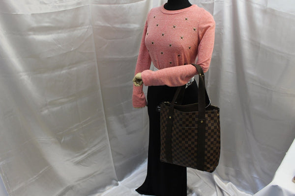 Louis Vuitton Cabas Beaubourg Damier Ebene Tote Bag for women
