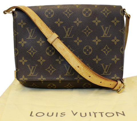 LOUIS VUITTON Monogram Canvas Musette Tango Crossbody Bag
