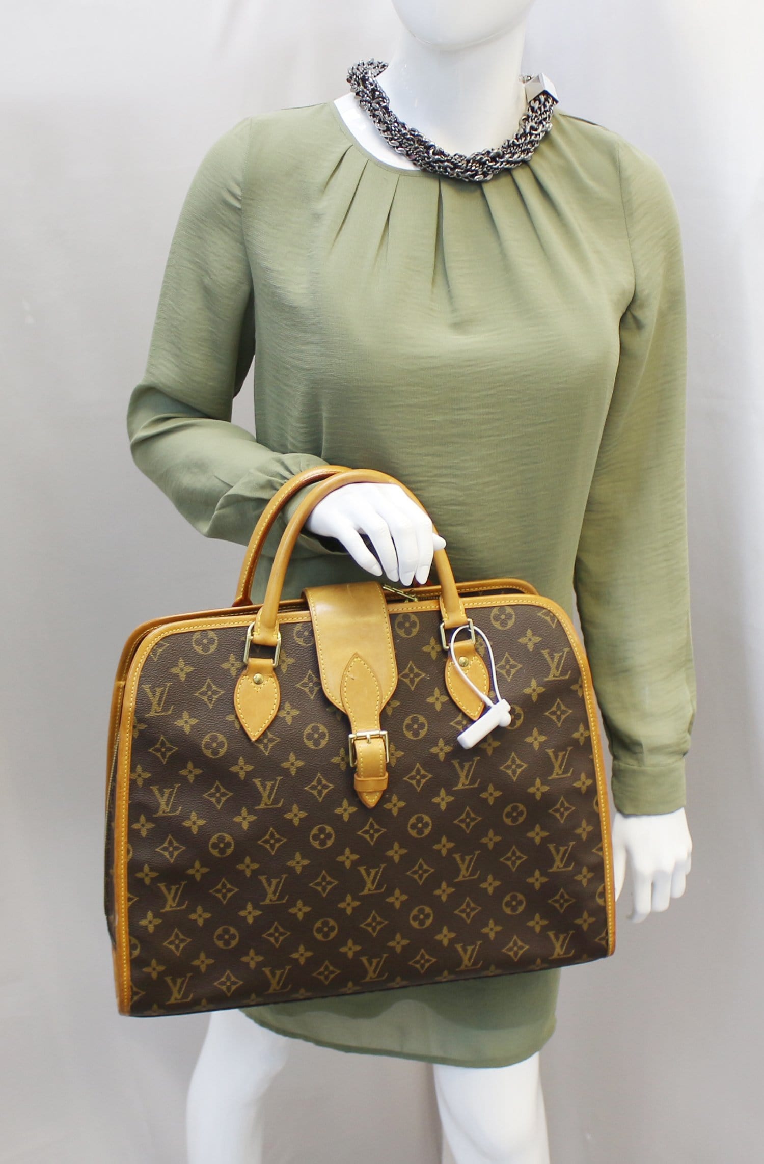 Preloved Louis Vuitton Hand Bag Rivoli Monogram Briefcase MI0020