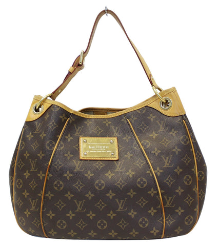 LOUIS VUITTON Monogram Galliera PM Brown Shoulder Handbag