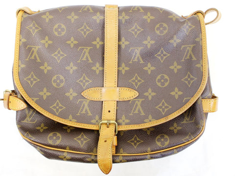 LOUIS VUITTON Monogram Canvas Saumur 30 Shoulder Bag
