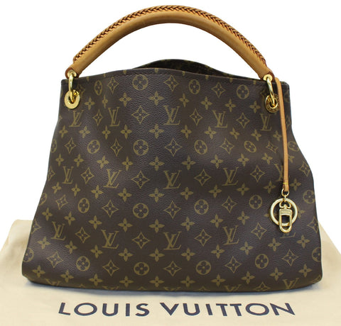 LOUIS VUITTON Monogram Canvas Artsy MM Brown Shoulder Bag