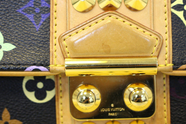 LOUIS VUITTON Black Monogram Multicolore Courtney Clutch Bag
