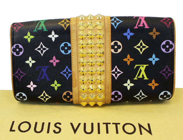 LOUIS VUITTON Black Monogram Multicolore Courtney Clutch Bag