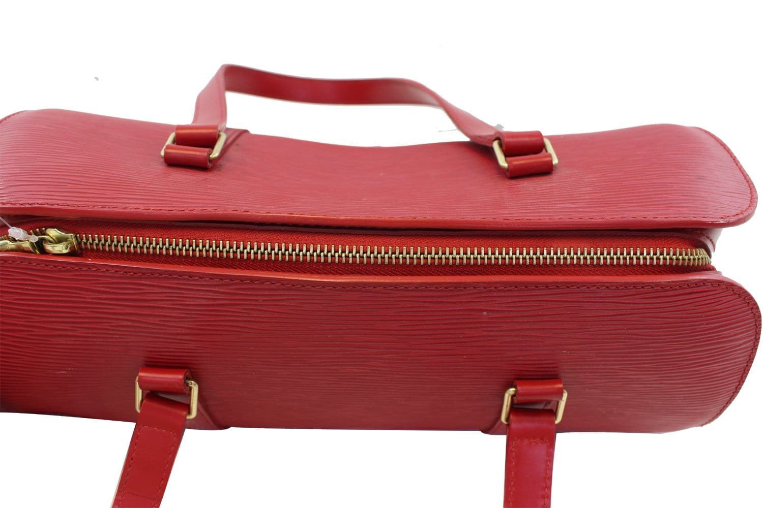 LOUIS VUITTON bag Trunk Clutch red epi Leather ref.273519 - Joli