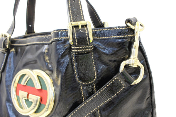 Gucci Britt Hobo Bag - Gucci Hobo Bag Black Leather - strap