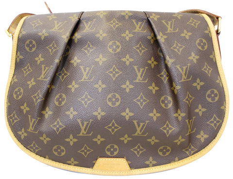 LOUIS VUITTON Monogram Canvas Menilmontant MM Crossbody Bag