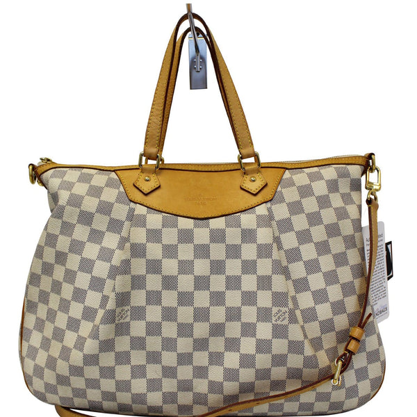 Louis Vuitton Damier Azur Siracusa GM Shoulder Handbag