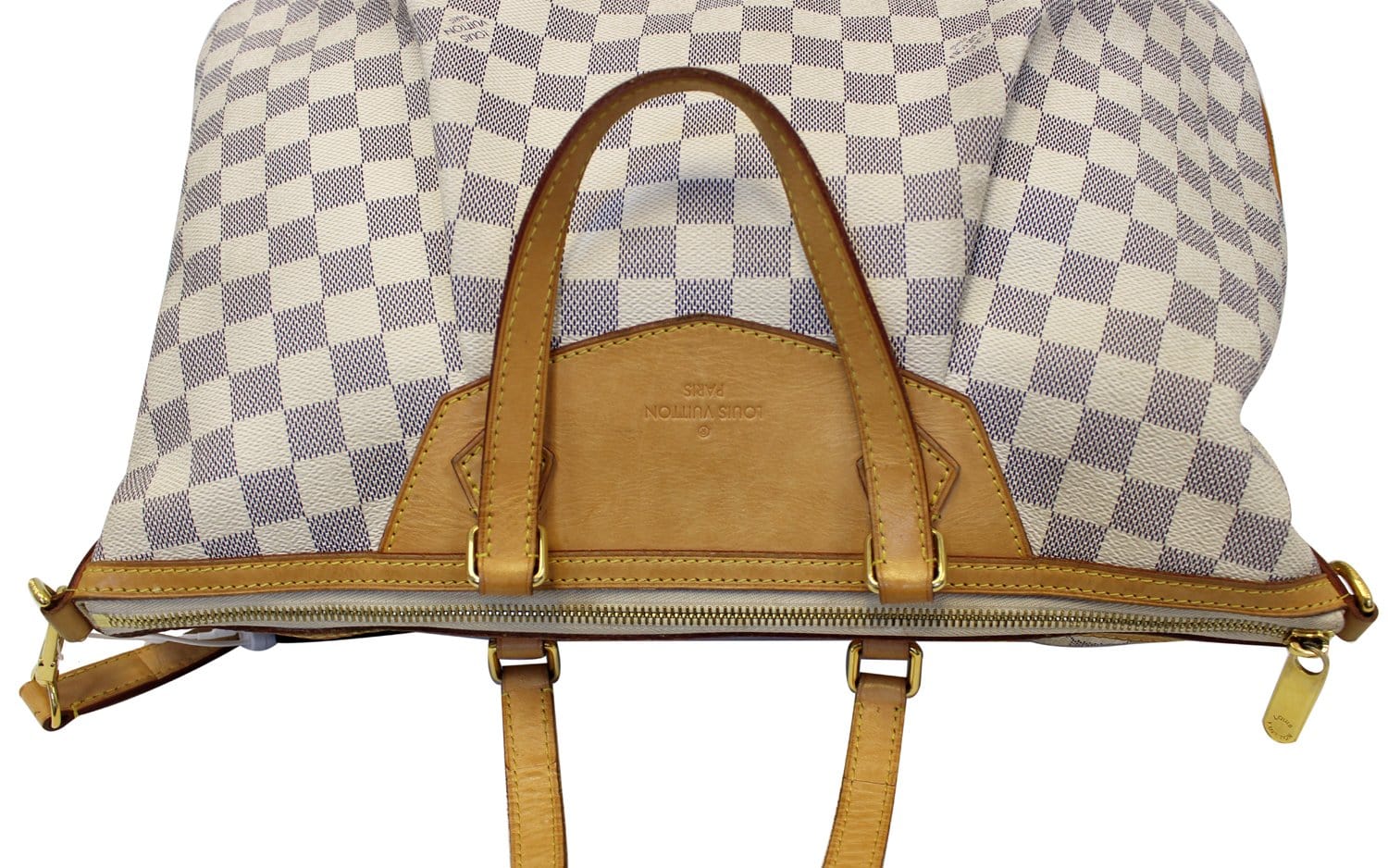 Siracusa leather handbag Louis Vuitton Beige in Leather - 35098952