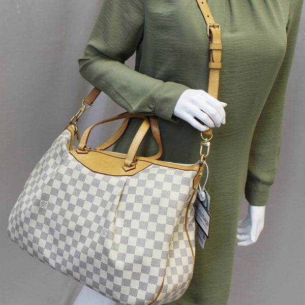 Louis Vuitton Damier Azur Siracusa GM Women Handbag