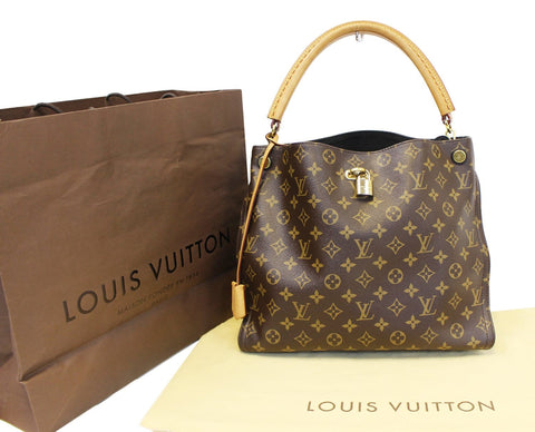 LOUIS VUITTON Monogram Canvas Gaïa Brown Satchel Bag