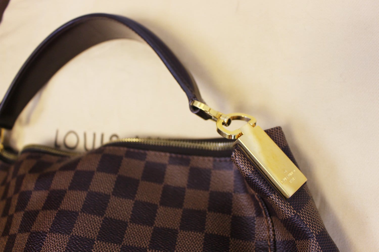 Authenticated Used Louis Vuitton LOUIS VUITTON Portobello PM