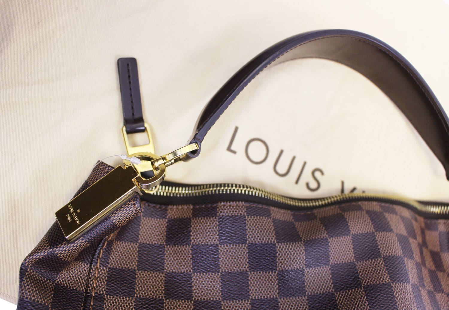 Louis Vuitton Damier Ebene Portobello PM Bag at 1stDibs