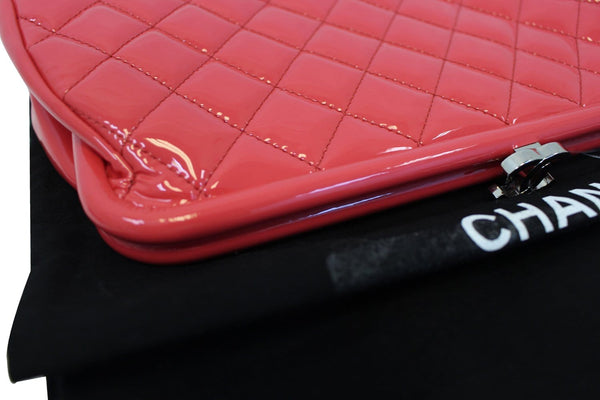 CHANEL Pink Quilted Leather Timeless Clutch Bag - Final Call