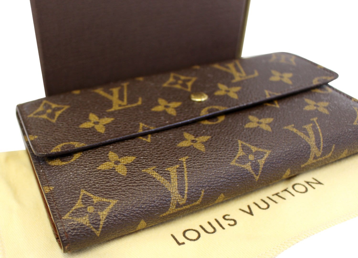 Louis Vuitton Monogram Portefeuille International Wallet Long