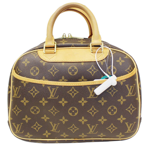 LOUIS VUITTON Monogram Canvas Trouville Boston Travel Handbag