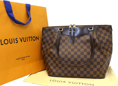 Louis Vuitton Damier Ebene Westminster GM Tote Shoulder Handbag